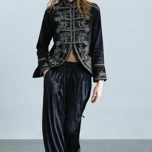 Giacca zara con ricami - giacca, |