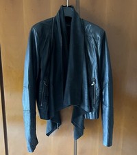 Giubbotto nero Chiodo Pelle