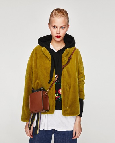 Zara giacca donna pelliccia - donna,