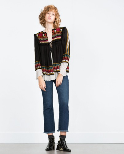 Zara cardigan donna nero - cardigan,