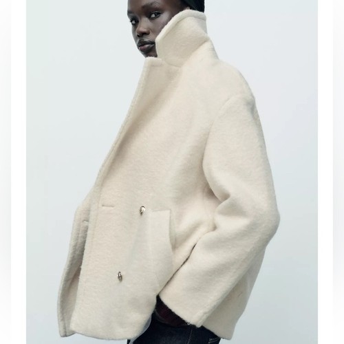 Cappotto donna zara panna - cappotto,