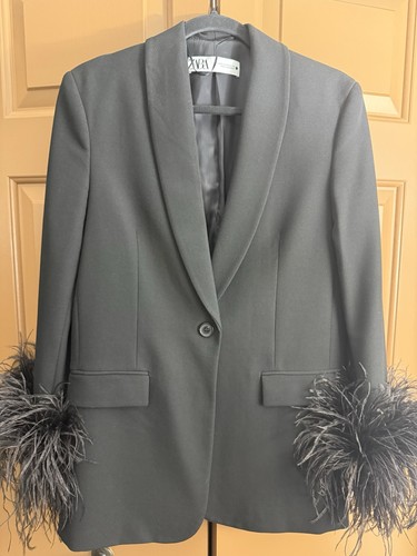Blazer donna zara nero - nero, con