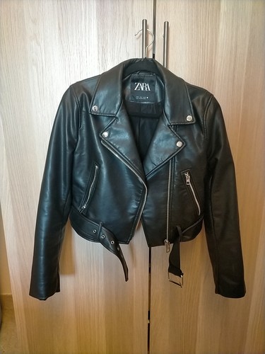 Giubbotto corto modello biker
