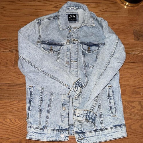 Giacca jeans blu zara - giacca, di